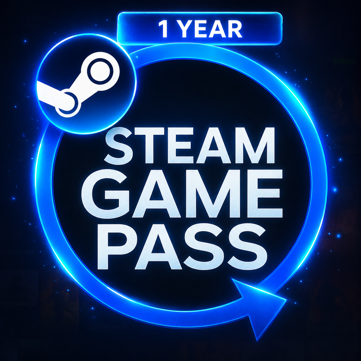 اشتراك Steam Game Pass لمدة سنة | 8000 حساب منفصل
